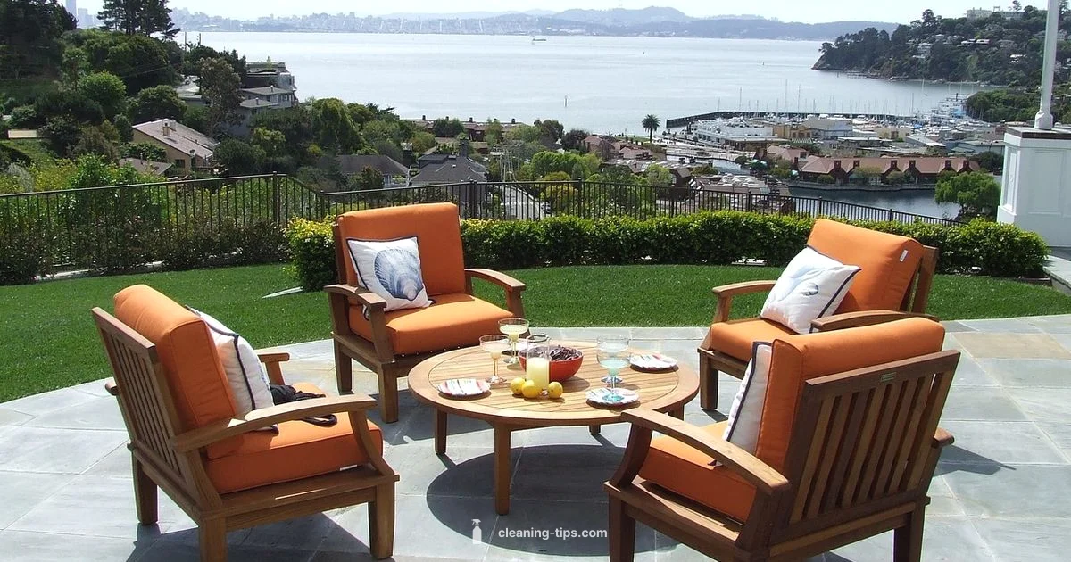 Clean Outdoor Cushions - Cleaning Tips