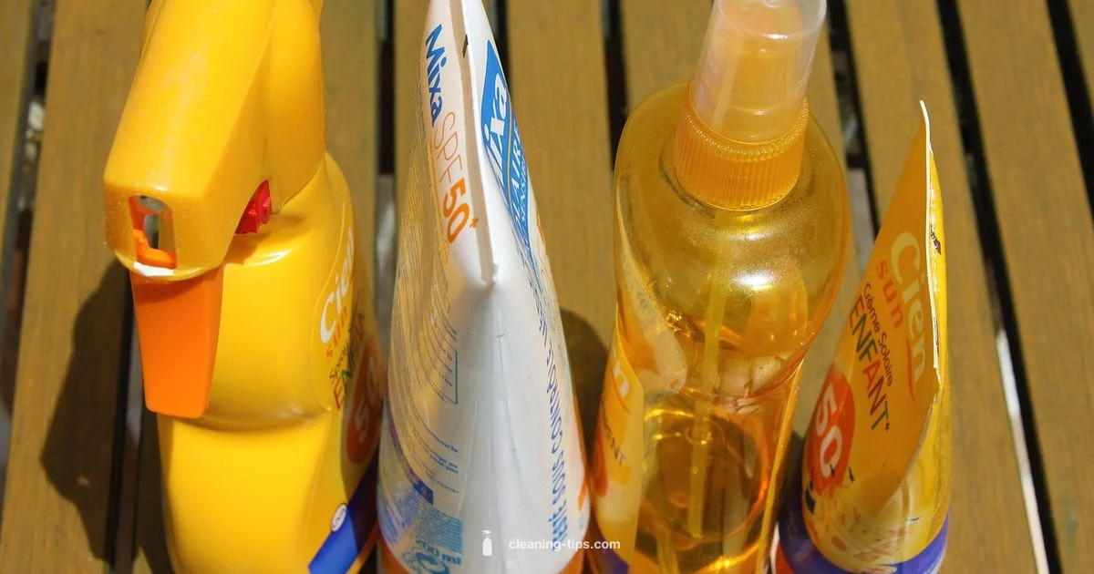 Clean Sunscreen Guide - Cleaning Tips