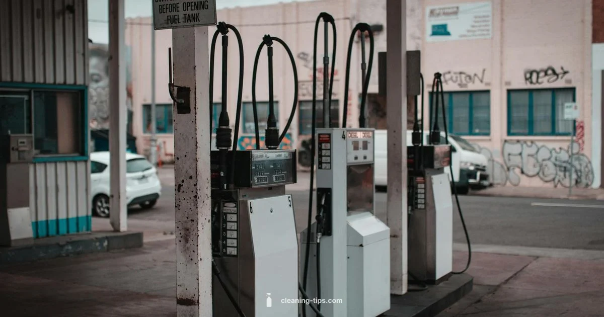 Gas Stain Cleanup - Cleaning Tips