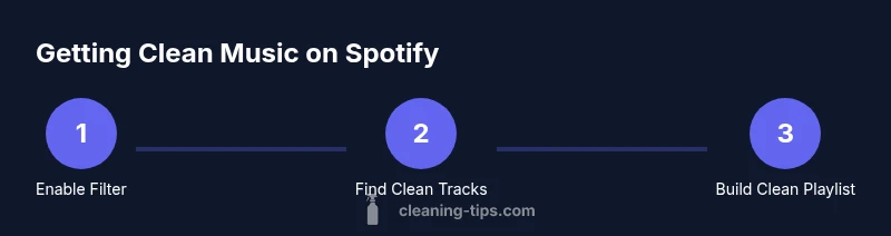 Process for getting clean music on Spotify