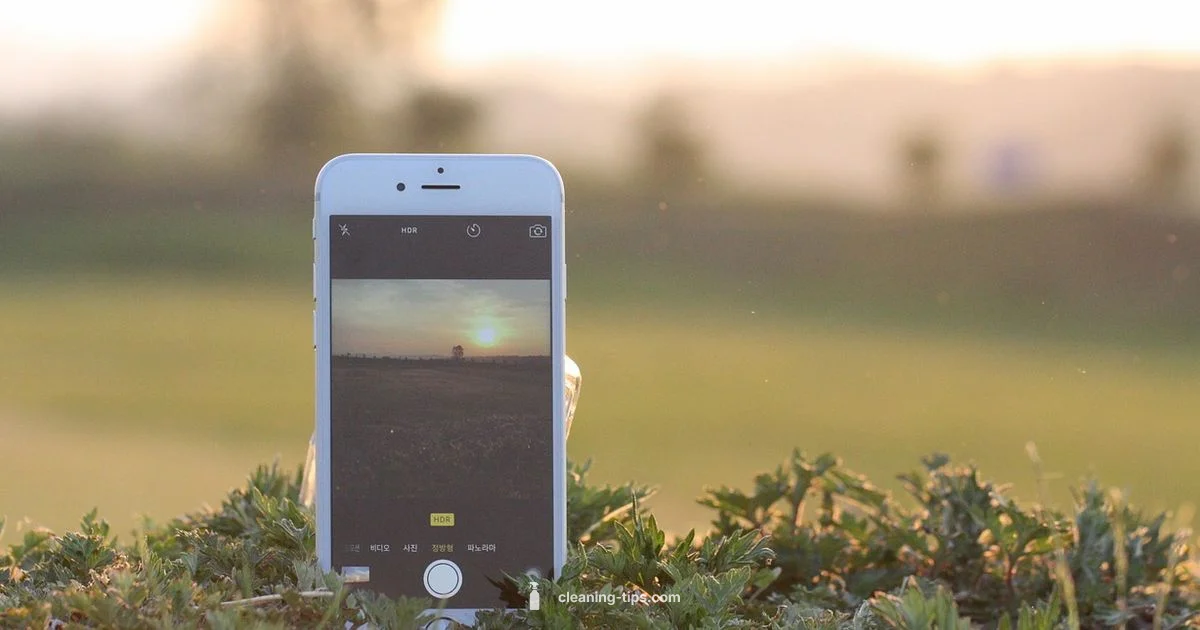 Clean Up iPhone Photos - Cleaning Tips